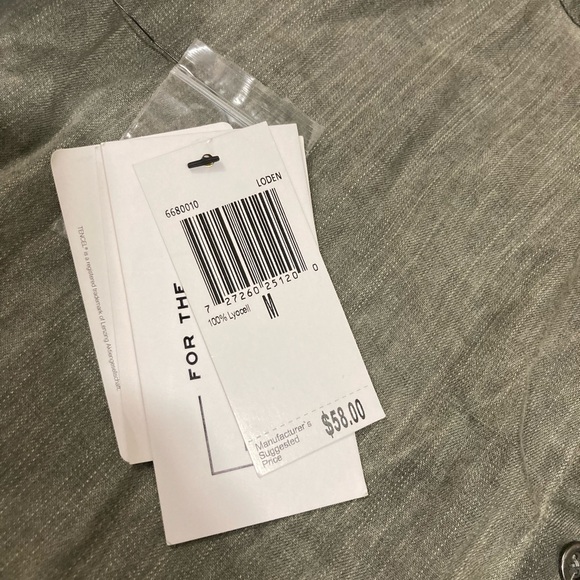 FOR THE REPUBLIC LONG SLEEVE SHIRT EMBROIDERED FLOWERS - Picture 3 of 6